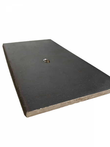 Stahlplatte 110x220x8mm S235JR/EN 10058 (Mittelloch von 10-15mm wählbar!)